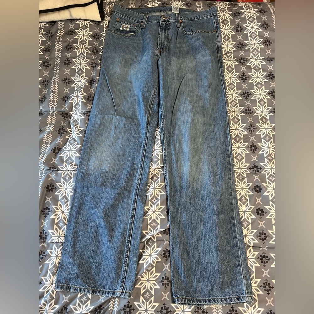 Cinch Men's Straight Blue Jeans